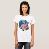 Vliegpig T-shirt (Voorkant volledig)