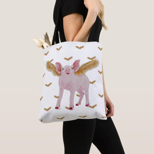 Vliegpig Tote Bag (Dichtbij)