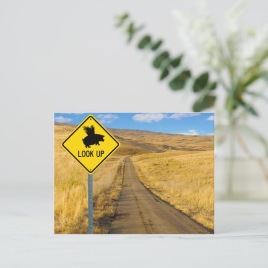 Vliegpigteken Briefkaart (Staand voorkant)