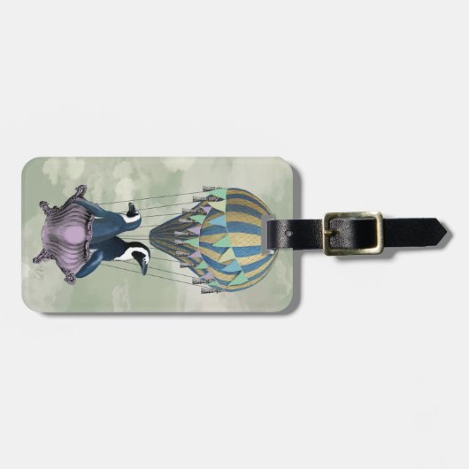 Vliegpinguïns 2 bagagelabel (Voorkant horizontaal)