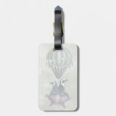 Vliegpinguïns 2 bagagelabel (Achterkant verticaal)