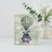 Vliegpinguïns 2 briefkaart (Staand voorkant)