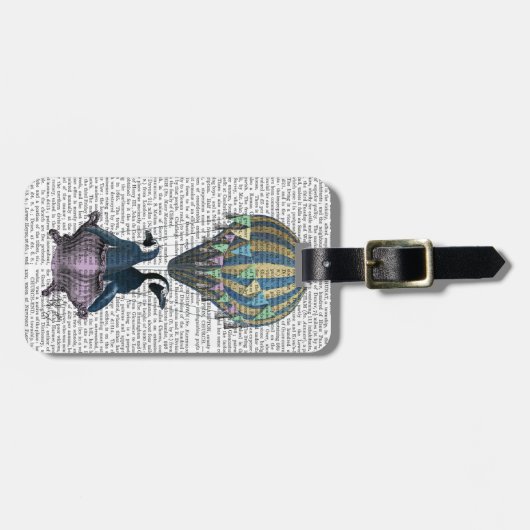 Vliegpinguïns Bagagelabel (Voorkant horizontaal)