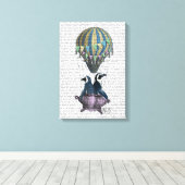 Vliegpinguïns Canvas Afdruk (Insitu (Houten vloer))