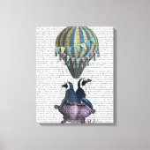 Vliegpinguïns Canvas Afdruk (Voorkant)
