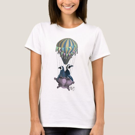 Vliegpinguïns T-shirt (Voorkant)