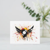 Vliegrecord Briefkaart (Staand voorkant)