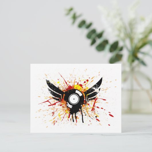 Vliegrecord Briefkaart (Staand voorkant)