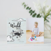 vliegreis | Hartelijk dank Bedankkaart (Staand voorkant)