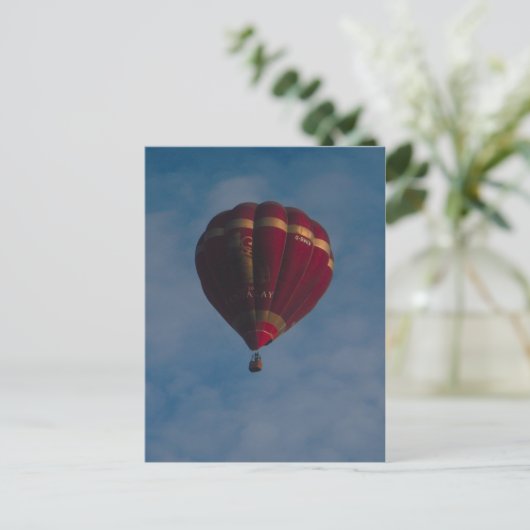 vliegreizen briefkaart (Staand voorkant)