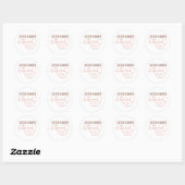 Vliegreizen Redden Levens Boho Verpleegkundige Ronde Sticker (Vel)