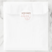 Vliegreizen Redden Levens Boho Verpleegkundige Ronde Sticker (Tas)