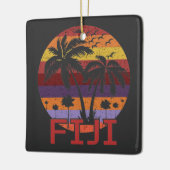  vliegreizen voor de zomervakantie op Fiji Keramisch Ornament (Links)