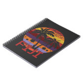 vliegreizen voor de zomervakantie op Fiji Notitieboek (Linkerzijde)