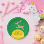 Vliegrendierziekte Papieren Bordje (Feest)