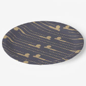 Vliegroosters Papieren Bordje (Gekanteld)