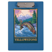 Vliegscène - Nationaal Park van geelsteen Klembord (Voorkant)