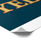 Vliegscène - Nationaal Park van geelsteen Poster (Hoek)