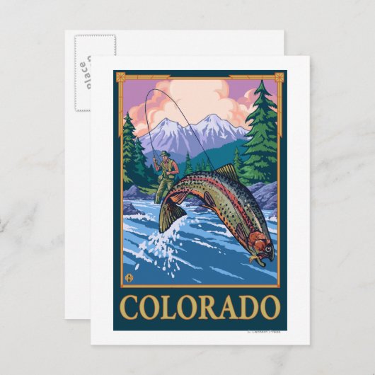 VliegscèneColorado Briefkaart (Voorkant / Achterkant)