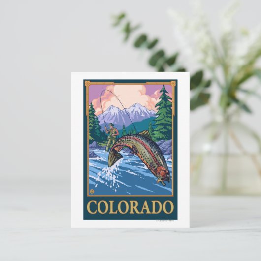 VliegscèneColorado Briefkaart (Staand voorkant)