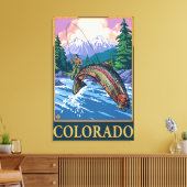 VliegscèneColorado Canvas Afdruk (Insitu (Woonkamer))