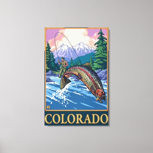 VliegscèneColorado Canvas Afdruk (Voorkant)