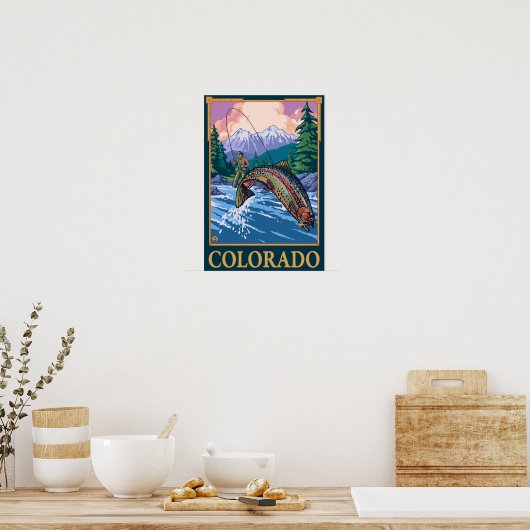 VliegscèneColorado Poster (Keuken)