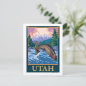 VliegscèneUtah Briefkaart (Staand voorkant)