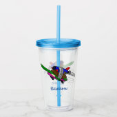 Vliegschildpad Acryl Drinkbeker (Voorkant)