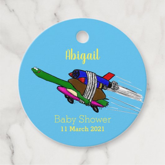 Vliegschildpad Bedankjes Labels (Voorkant)