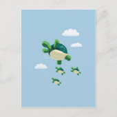 Vliegschildpad Briefkaart (Voorkant)