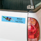 Vliegschildpad Bumpersticker (Op Truck)