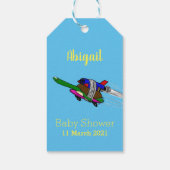 Vliegschildpad Cadeaulabel (Achterkant)