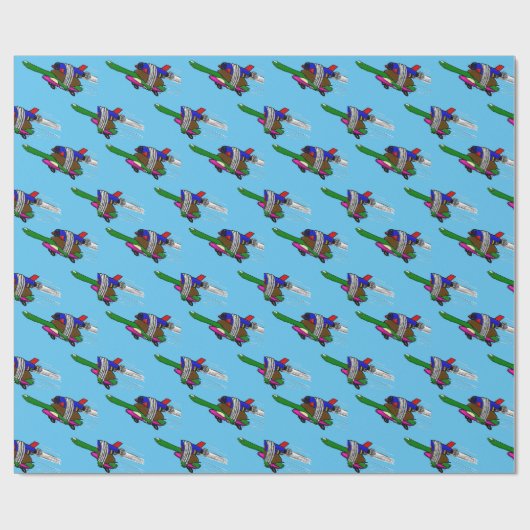 Vliegschildpad Cadeaupapier (Vlak)