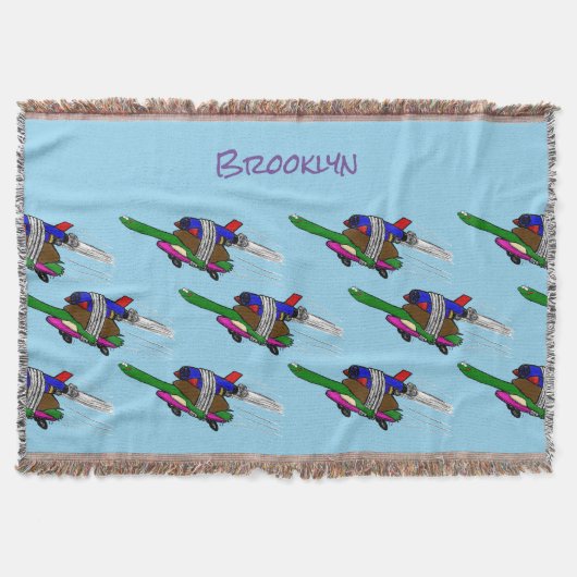 Vliegschildpad Deken (Voorkant)