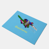 Vliegschildpad Deurmat (Schuin)