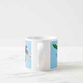 Vliegschildpad Espresso Kop (Achterkant)