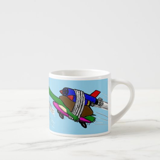 Vliegschildpad Espresso Kop (Rechts)