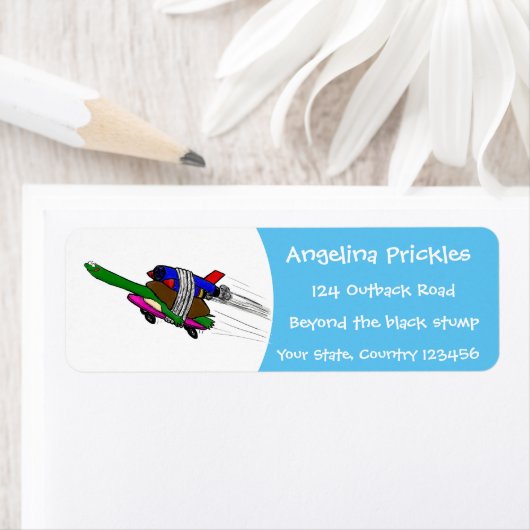 Vliegschildpad Etiket (Insitu)