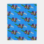Vliegschildpad Fleece Deken (Voorkant)