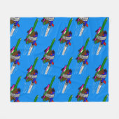 Vliegschildpad Fleece Deken (Voorkant (Horizontaal))