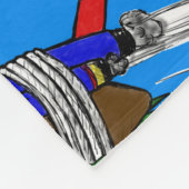 Vliegschildpad Fleece Deken (Hoek)