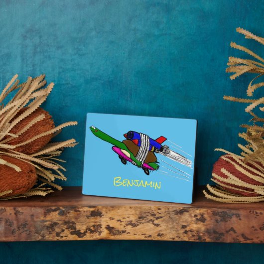 Vliegschildpad Fotoplaat (Zijkant)