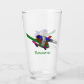 Vliegschildpad Glas (Achterkant)