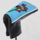 Vliegschildpad Golfheadcover (3/4 voorkant)