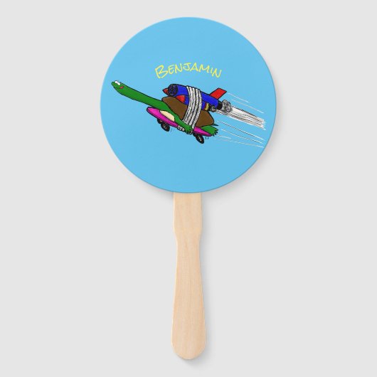 Vliegschildpad Handwaaier (Voorkant)
