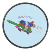 Vliegschildpad Hockey Puck (Voorkant)