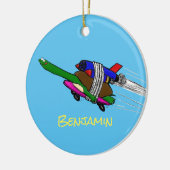 Vliegschildpad Keramisch Ornament (Links)