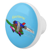 Vliegschildpad Keramische Knop (Rechts)