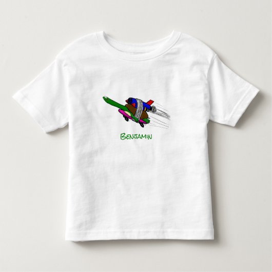Vliegschildpad Kinder Shirts (Voorkant)